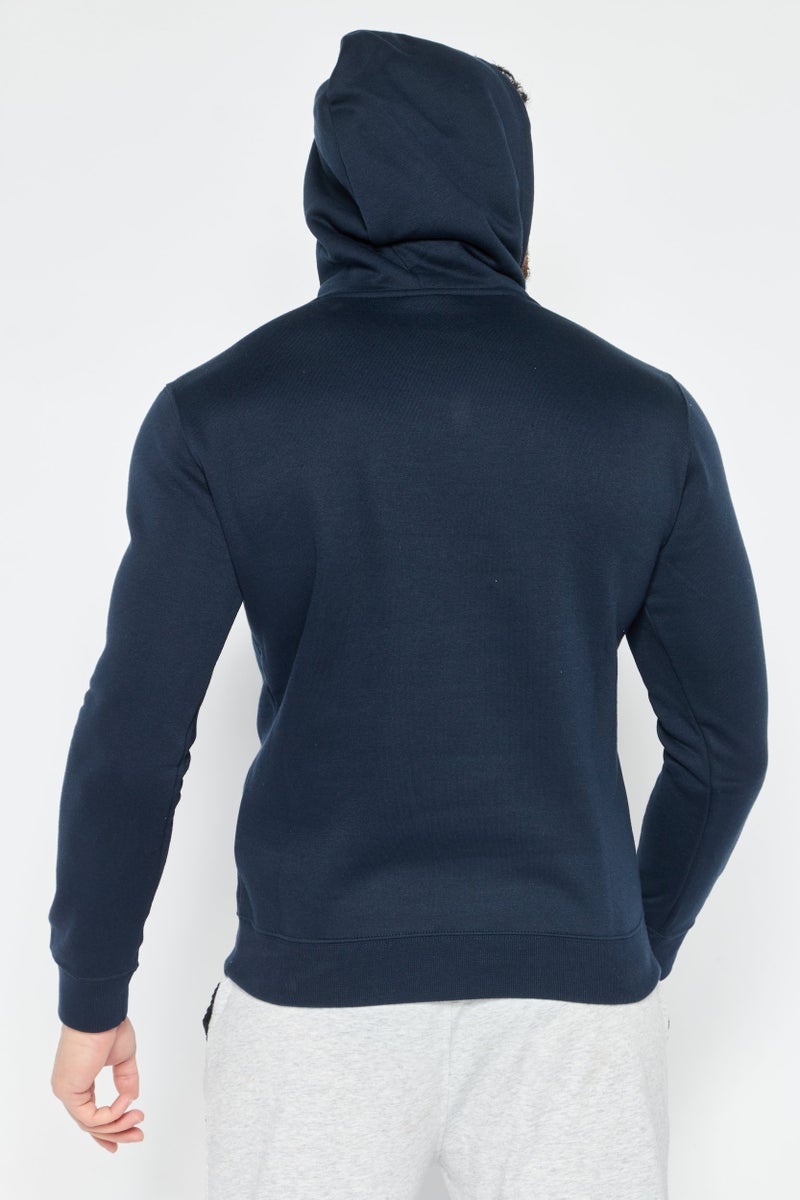 Champion Men Sportswear Fit Long Sleeves Outdoors Sweatshirts, Navy - Image 4